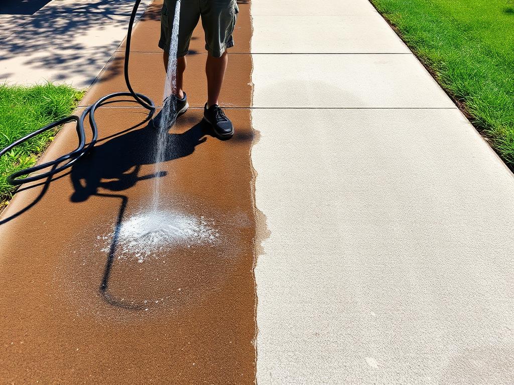 Driveway & Sidewalk Cleaning